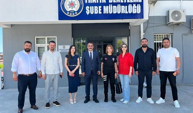 Başkan Oltulu’dan trafik birimlerine teşekkür ziyareti