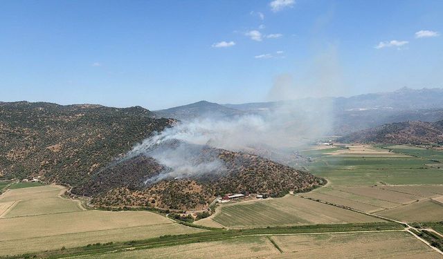 Milas ve Söke’deki yangınlara müdahale sürüyor