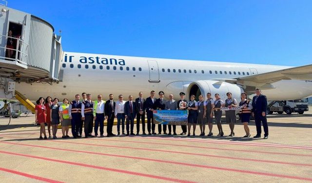 Kazakistan’dan Dalaman’a ilk uçuş