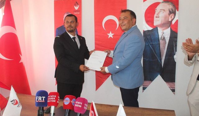 Zafer Partisi Fethiye İlçe Başkanı Bahadır Yüksel göreve başladı
