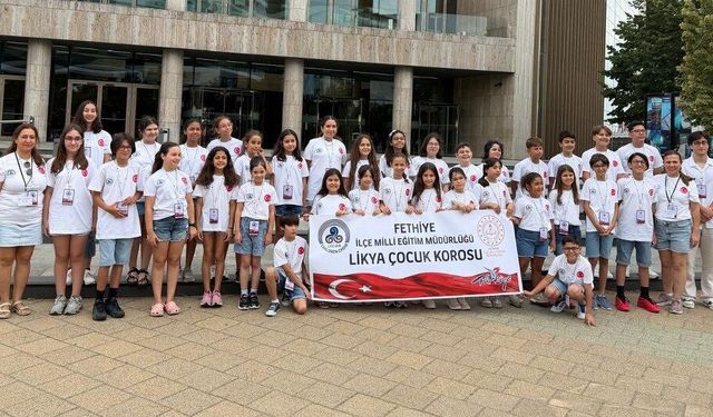 Fethiye'nin gururu oldular! Likya Çocuk Korosu'na uluslararası ödül