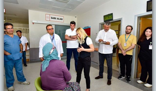 İl Sağlık Müdürü Dr. Eriş Başaran Akça'dan Yatağan’da ziyaret