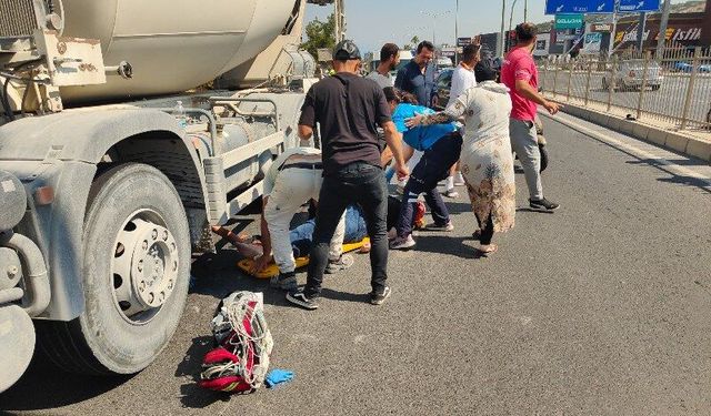 Beton mikserinin çarptığı yaya hayatını kaybetti