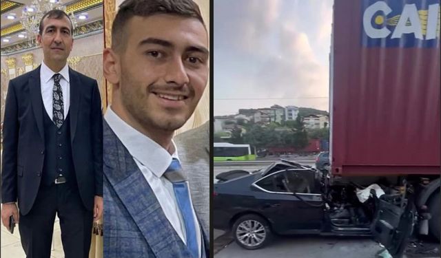Tıra arkadan çarpan otomobilde 2 Kişi hayatını kaybetti