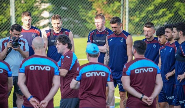 Trabzonspor, yeni sezon hazırlıklarını sürdürdü