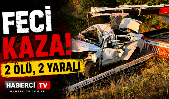 Sultandağı’nda feci kaza: 2 ölü, 2 yaralı