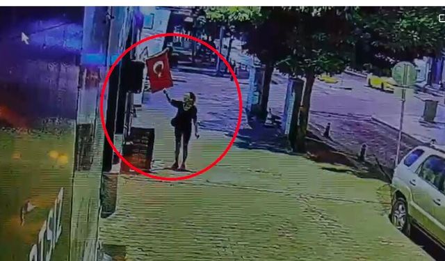 Muğla’da Türk Bayrağı’nı yakmaya çalışan şüpheli yakalandı