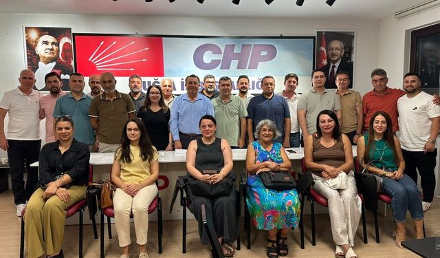 CHP Muğla İl Yönetim Kurulu toplantısın Genel Başkan yardımcısı Mürsel Alban da katıldı