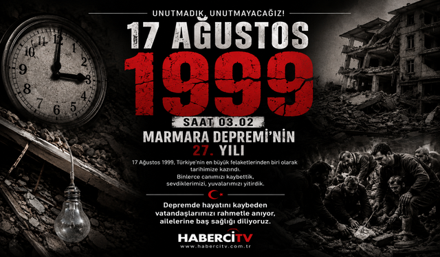 17 Ağustos 1999 Marmara Depremi’nin 27. yılı