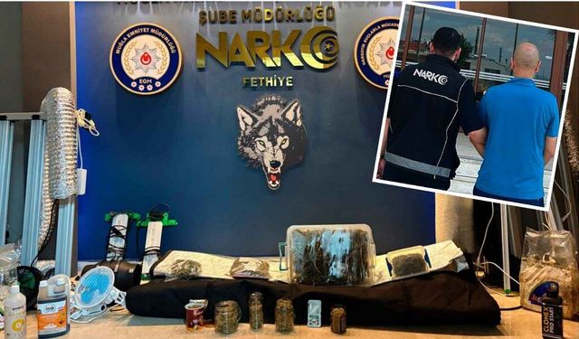 Fethiye'de uyuşturucu operasyonu: 1 şüpheli tutuklandı