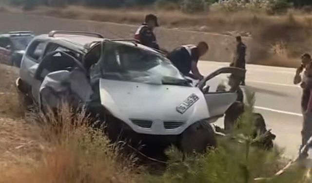 Bir kaza haber de Bursa’dan geldi: Takla atan araçtaki çift öldü
