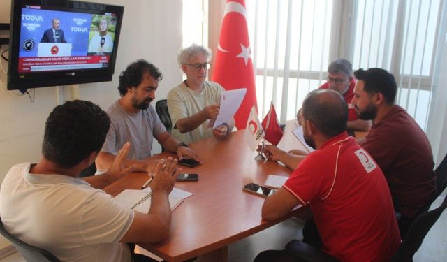 Kızılay Fethiye'den yangın sonrası değerlendirme toplantısı