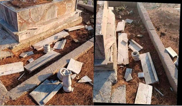 Foça Mezarlığı’nda kabir tahribatı: Güvenlik önlemleri artırılıyor