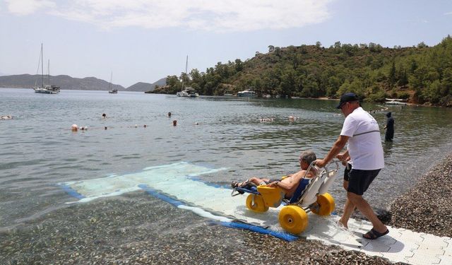 Muğla il genelinde 23 plaj engelli bireylerin hizmetinde