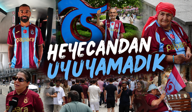 Heyecandan uyuyamadık