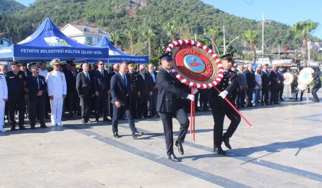 19 Eylül Gaziler Günü Fethiye’de törenle kutlandı