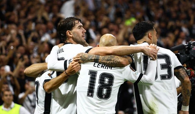 Beşiktaş-Marsilya maçında ilk yarı 1-1 bitti