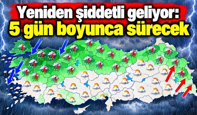 Sağanak yeniden geliyor: Muğla’da hava değişiyor, Fethiye ve Seydikemer için yağış beklentisi