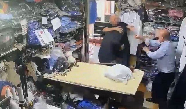 Tekstilci, komşusunu darbetti: "Dükkanıma çökmeye çalışıyorlar"
