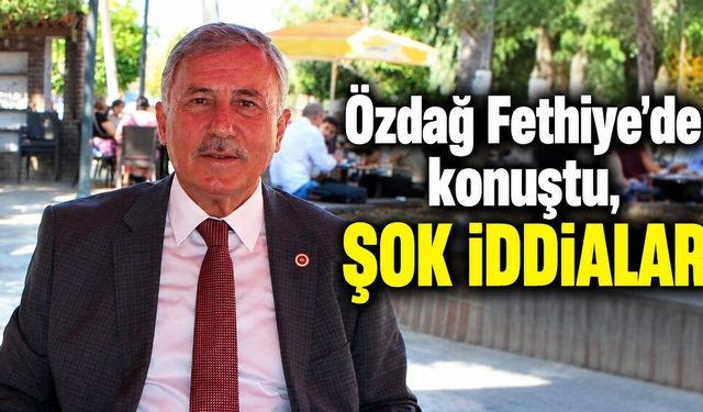 Özdağ Fethiye’de konuştu: “Parlamenter sisteme geçmeliyiz”