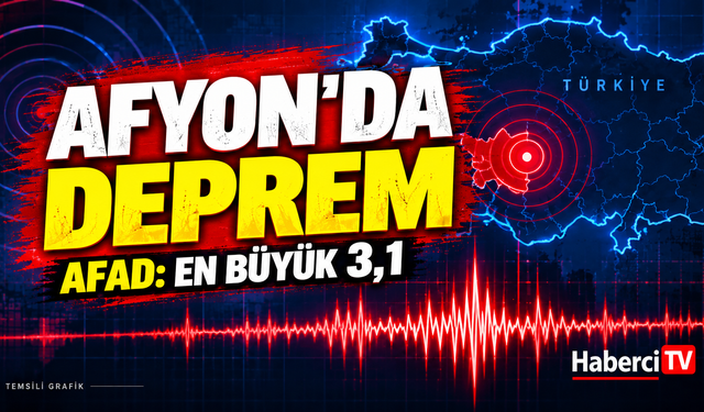 Afyonkarahisar'da gece peş peşe depremler: AFAD en büyüğünü 3,1 ölçtü