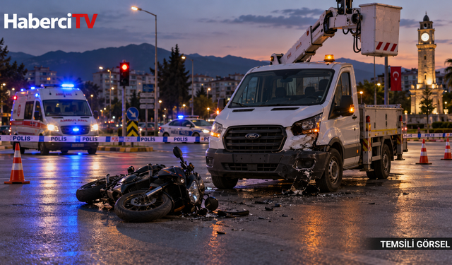 İnegöl’de motosiklet ile vinçli kamyonet çarpıştı: 21 yaşındaki sürücü öldü