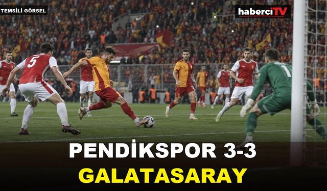 Pendikspor-Galatasaray maçı 3-3 bitti