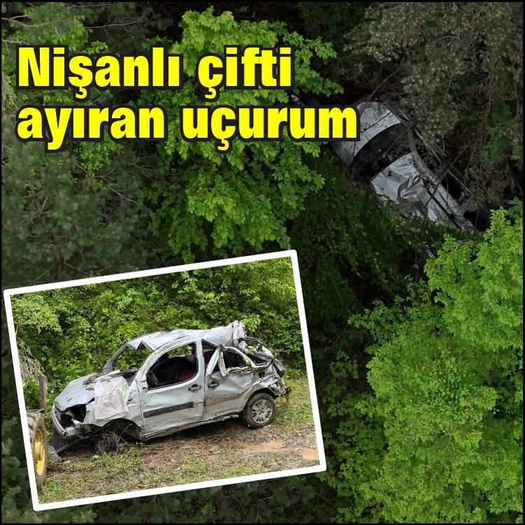 İstinat duvarına çarpan otomobildeki 3 kişi öldü, 1 kişi ağır yaralandı