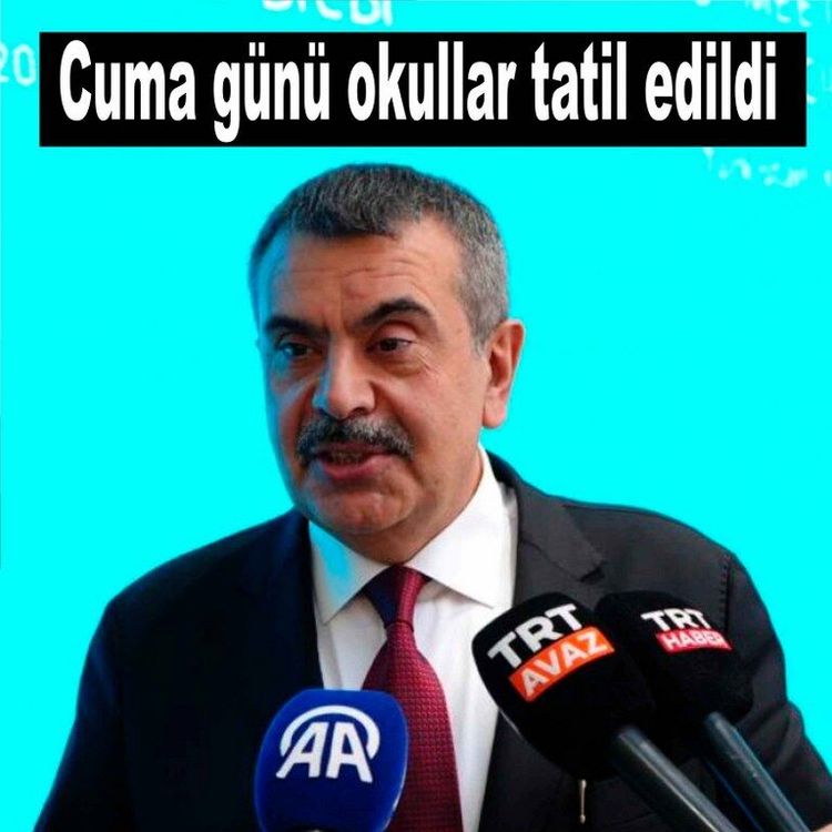 Bakan Tekin açıkladı: Cuma günü okullar tatil