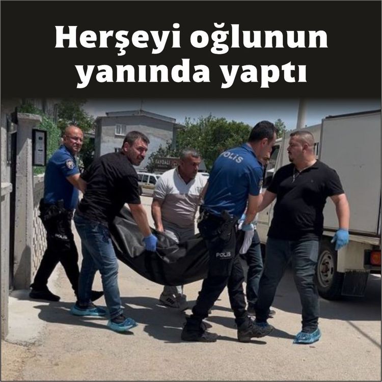 Eşini çocuğunun yanında defalarca bıçaklayarak öldürdü