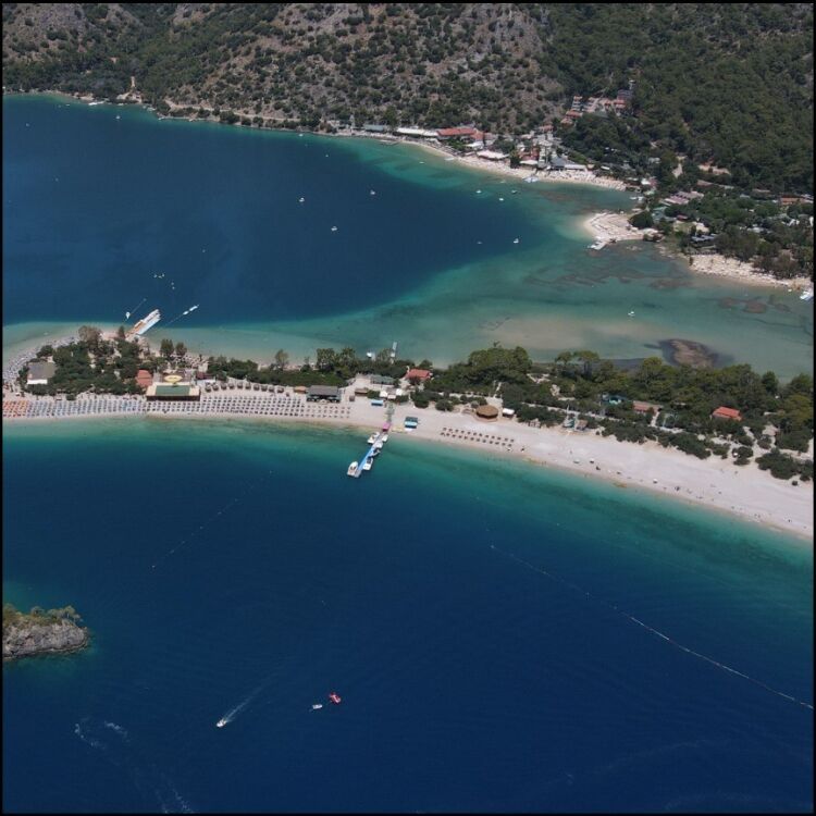 Fethiye’nin gözde plajına bayramda 18 bin 870 ziyaretçi