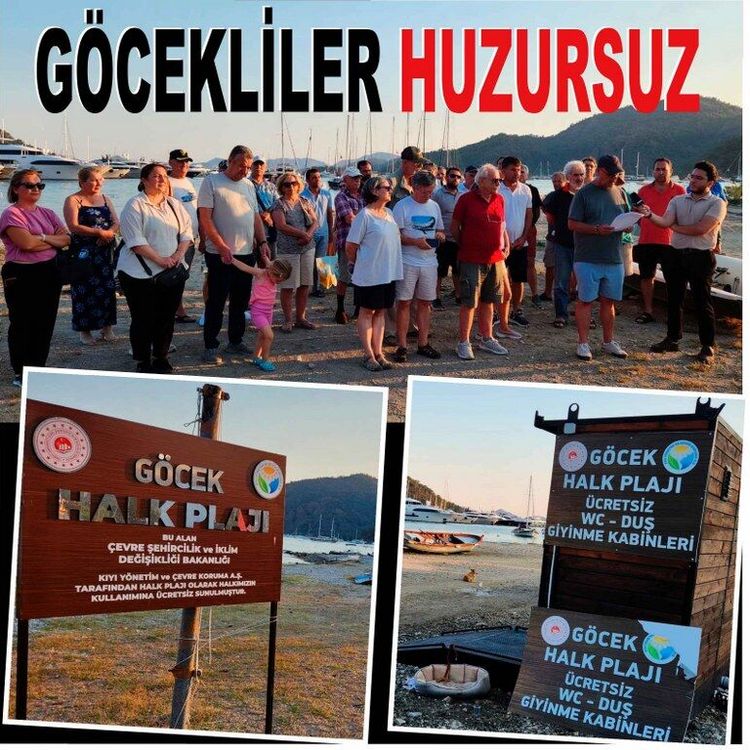 Göcek’te tepkiler sürüyor