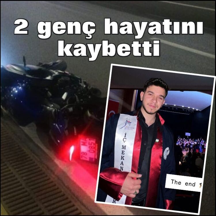 Motosiklet kazasında Ürdünlü 2 genç hayatını kaybetti