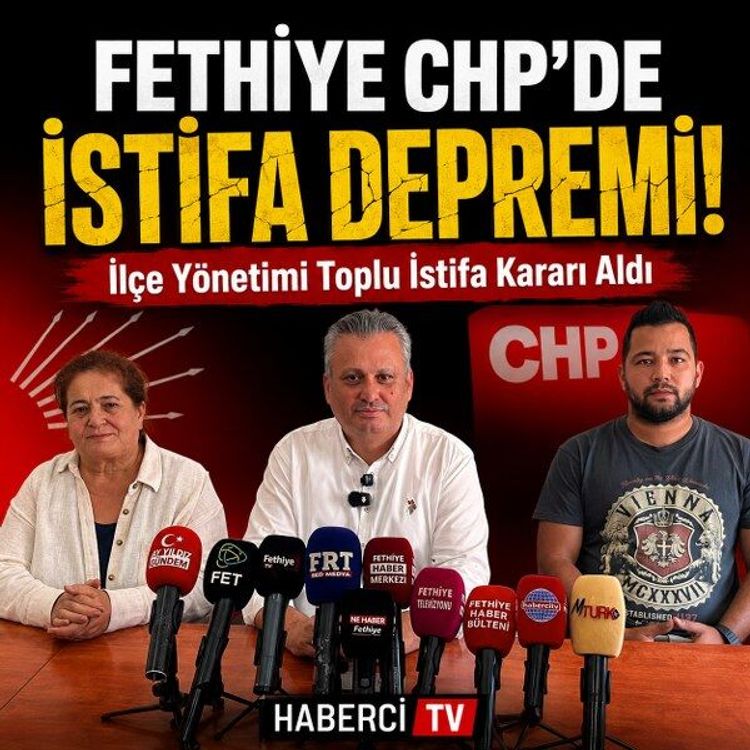 Fethiye CHP'de istifa depremi
