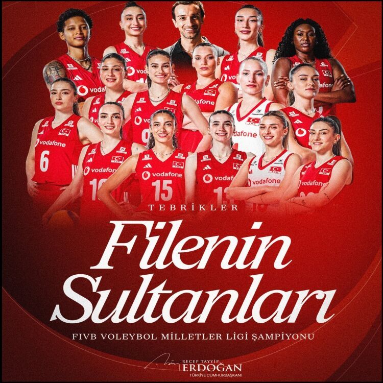 Cumhurbaşkanı Erdoğan’dan 'Filenin Sultanları’na tebrik