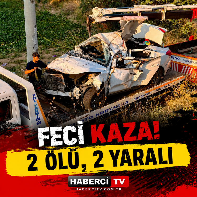 Sultandağı’nda feci kaza: 2 ölü, 2 yaralı