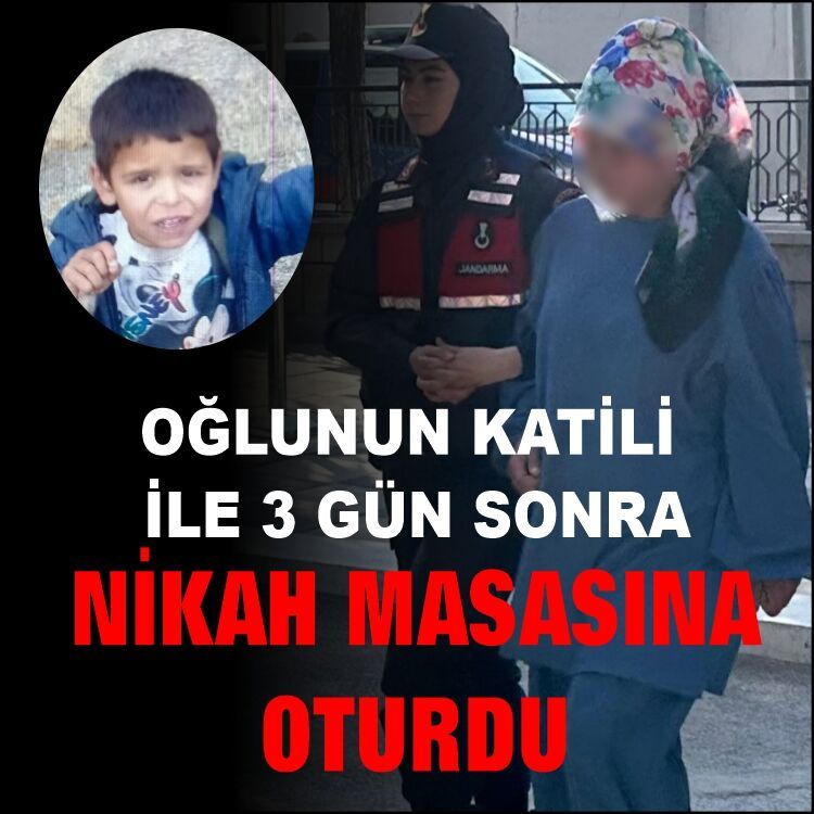 Oğlunun katili ile 3 gün sonra nikâh masasına oturdu