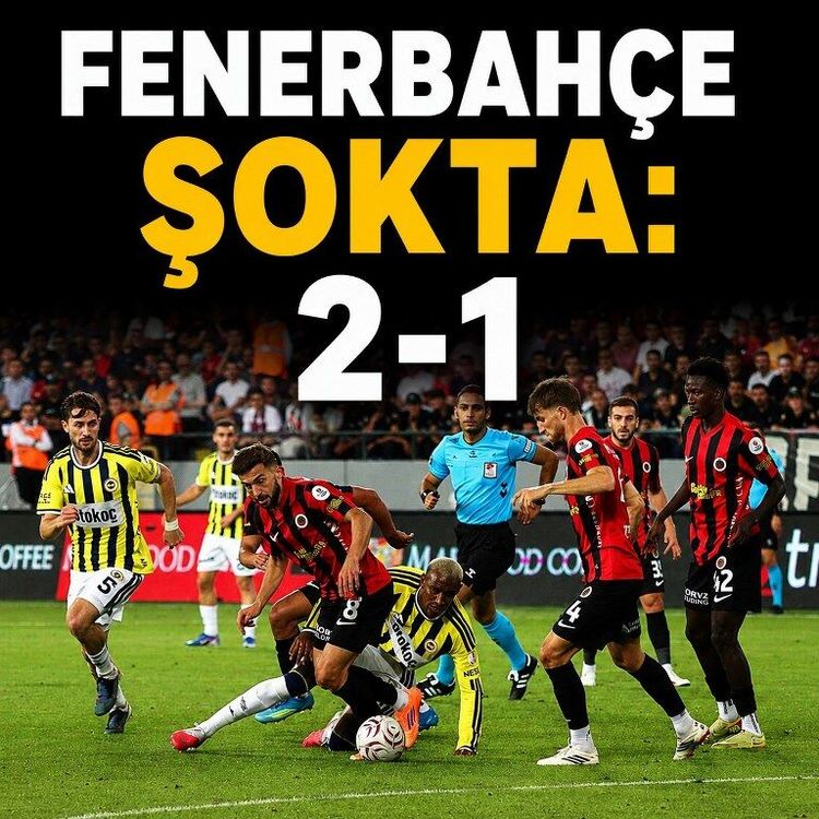 Fenerbahçe şokta: 2-1