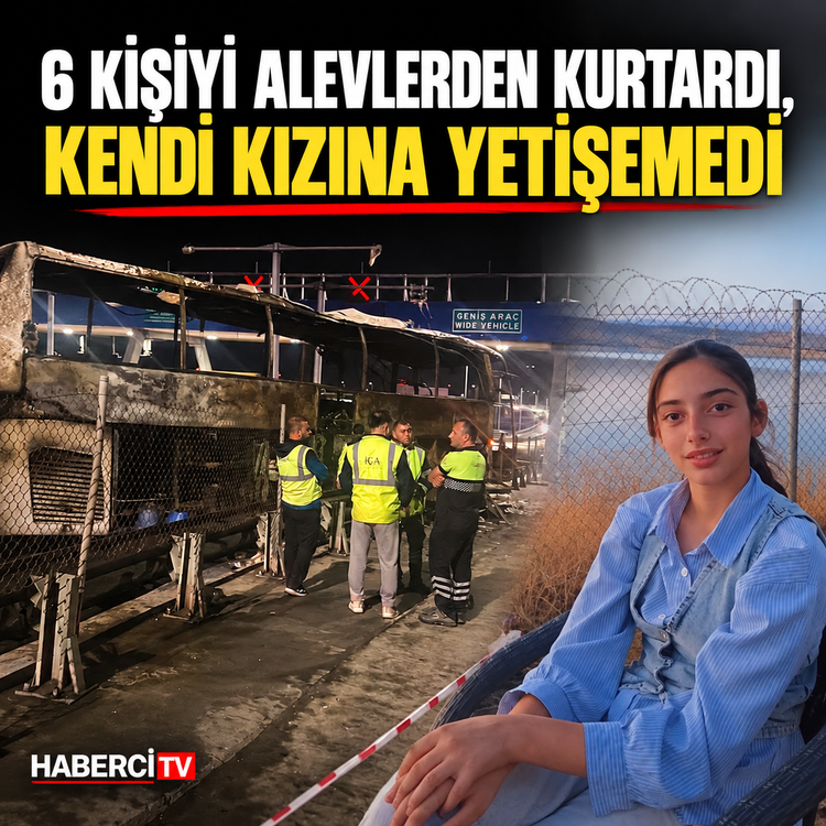 6 Kişiyi Alevlerden Kurtardı, Kendi Kızına Yetişemedi