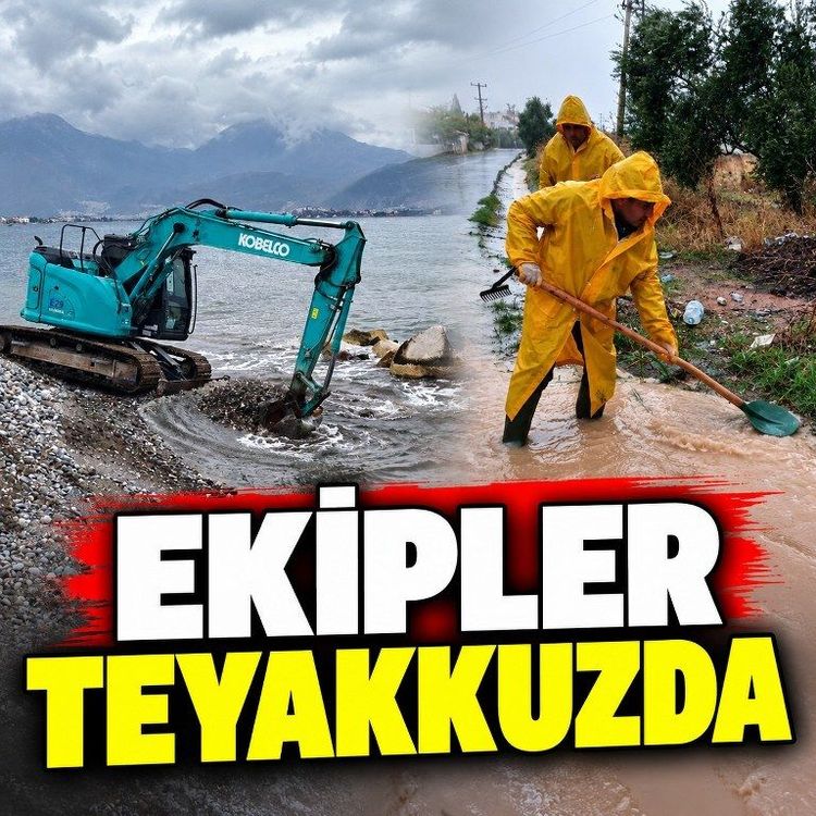 Muğla'da sağanak alarmı! 24 saatte 111 olaya müdahale edildi