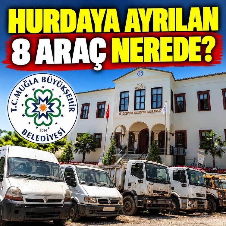 Muğla Büyükşehir Belediyesi'nin Sayıştay raporunda çarpıcı bulgu: 8 araç kayıp!
