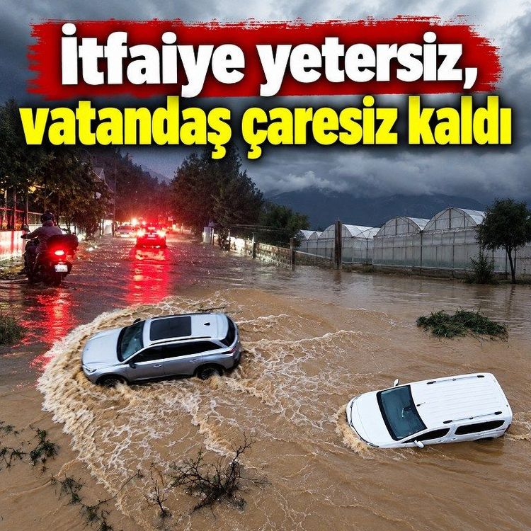 Muğla il genelinden su baskını haberleri gelmeye devam ediyor