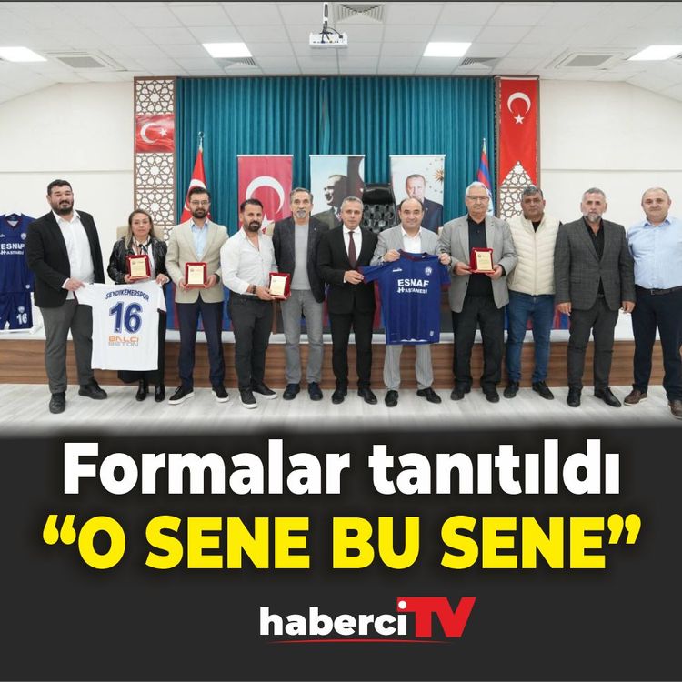 SEYDİKEMERSPOR’UN YENİ FORMALARI GÖRÜCÜYE ÇIKTI: “O SENE BU SENE!”