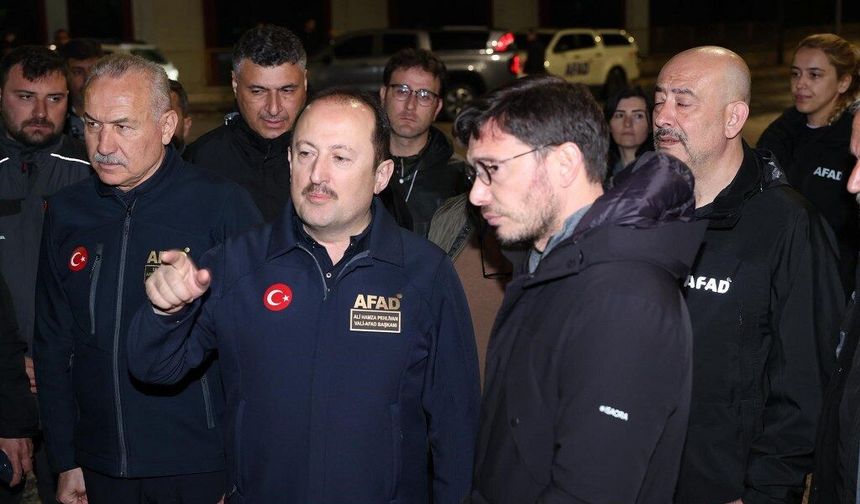 AFAD Başkanı Pehlivan: "464 hanede tahliye yapıldı"