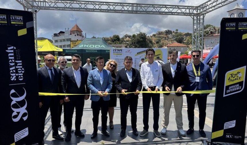 Marmaris'te "Visa Maximiles Black L'Etape Marmaris" bisiklet festivali heyecanı başladı