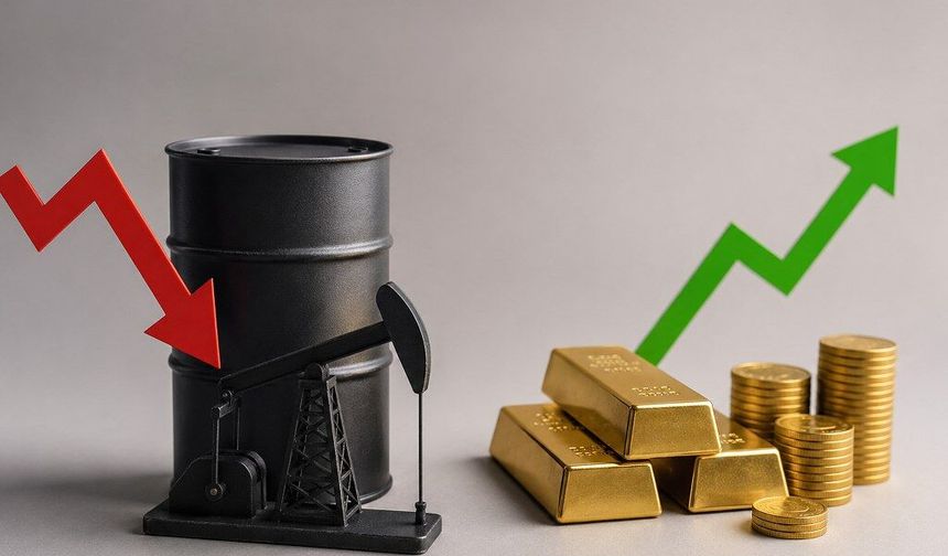 Brent petrol düştü, altın yükselişte