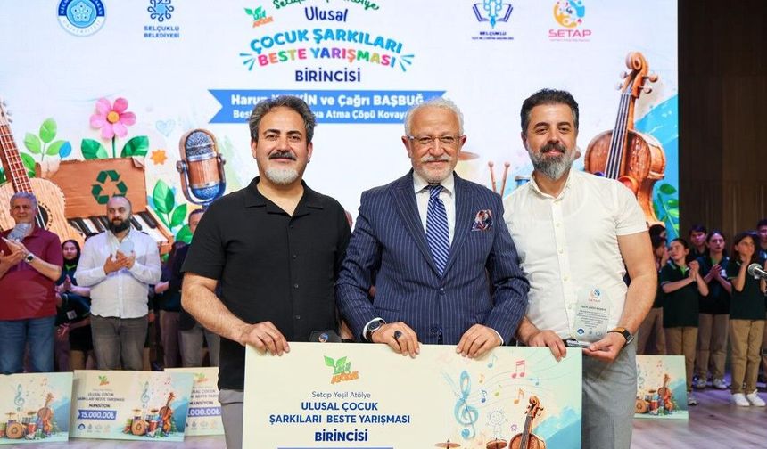Ulusal Çocuk Şarkıları Beste Yarışması’nda birinci oldu