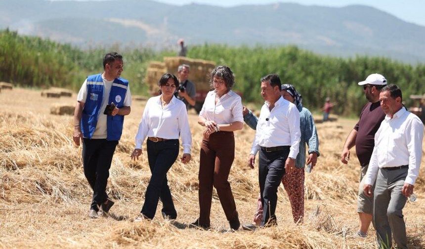 Ekinanbarı’nda üreticinin yükünü hafifleten destek