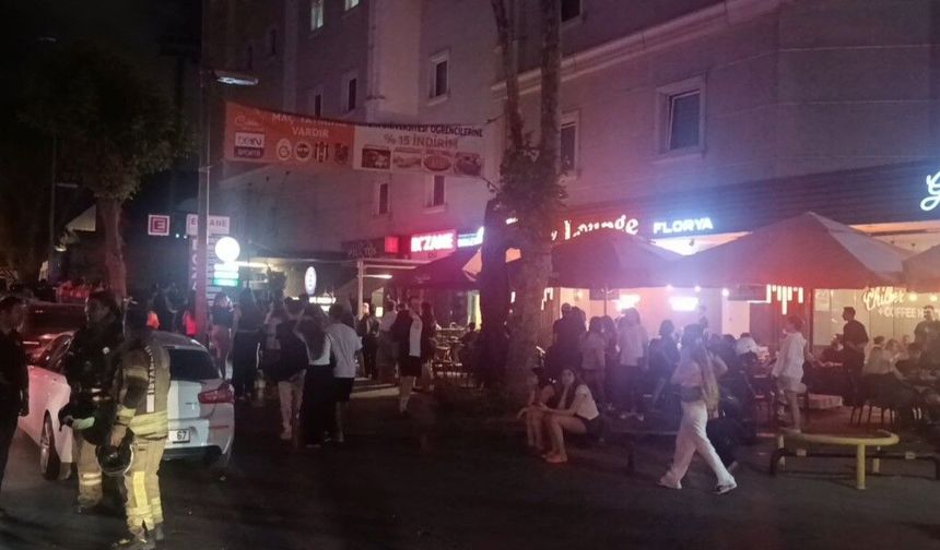 Öğrenci yurdunda yangın paniği