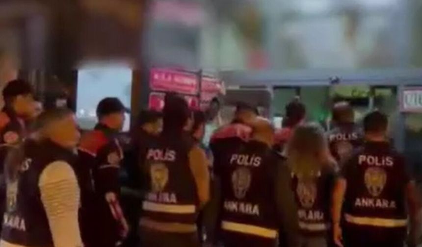 Ankara'da cinsel amaçlı eğlence mekanına operasyon: 7 gözaltı